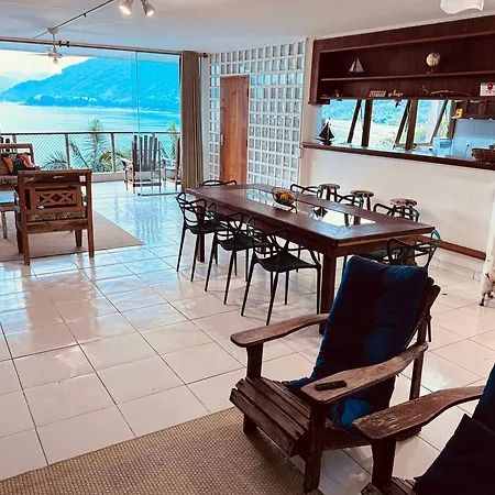 Casa Em Ubatuba Vista Incrivel Beira-Mar Villa Exterior photo