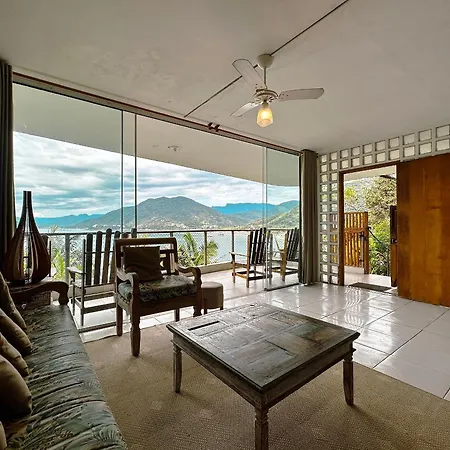 Casa Em Ubatuba Vista Incrivel Beira-Mar Villa Exterior photo